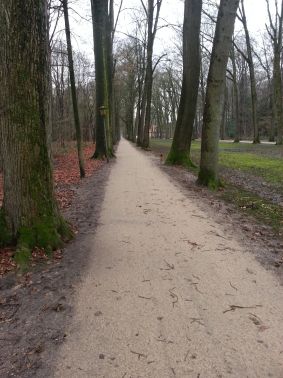 Wassergebundene Wegedecke Koers KoMex gelb Wassergebundene Wegedecke Koers KoMex gelb